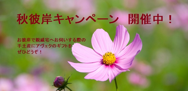 秋彼岸キャンペーン インフォメーション